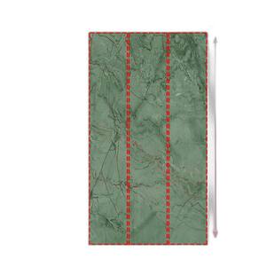 Papel De Parede Painel 3D Mármore Carrara Verde Escuro 1,5M