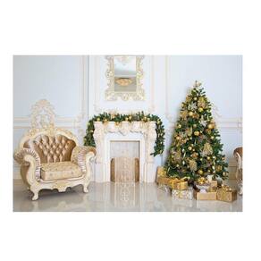 Fundo Fotográfico Tecido Gigante 3D Natal 3,00X2,50 Horizontal