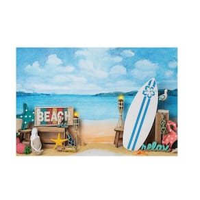 Fundo Fotográfico Praia Surf 2,2X1,5 Fff-603