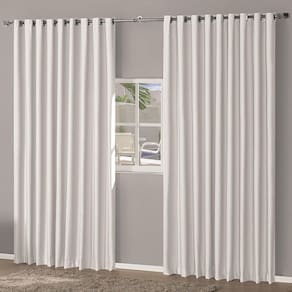 Cortina Blackout 2,70M X 1,80M Para Varão Simples - Gelo