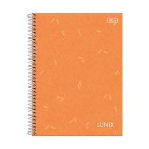 Caderno Espiral Capa Dura Colegial 1 Matéria Lunix 80 Folhas Tilibra 30067