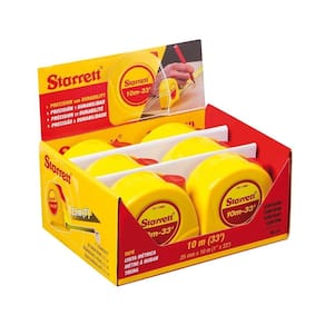 Trena Starrett de Bolso 10m DTS1-10ME Display - Embalagem com 6 unidades