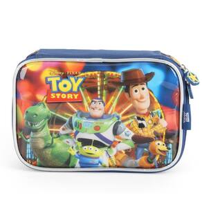 Estojo Box Verde Divisórias Escolar Luxcel Toy Story Disney