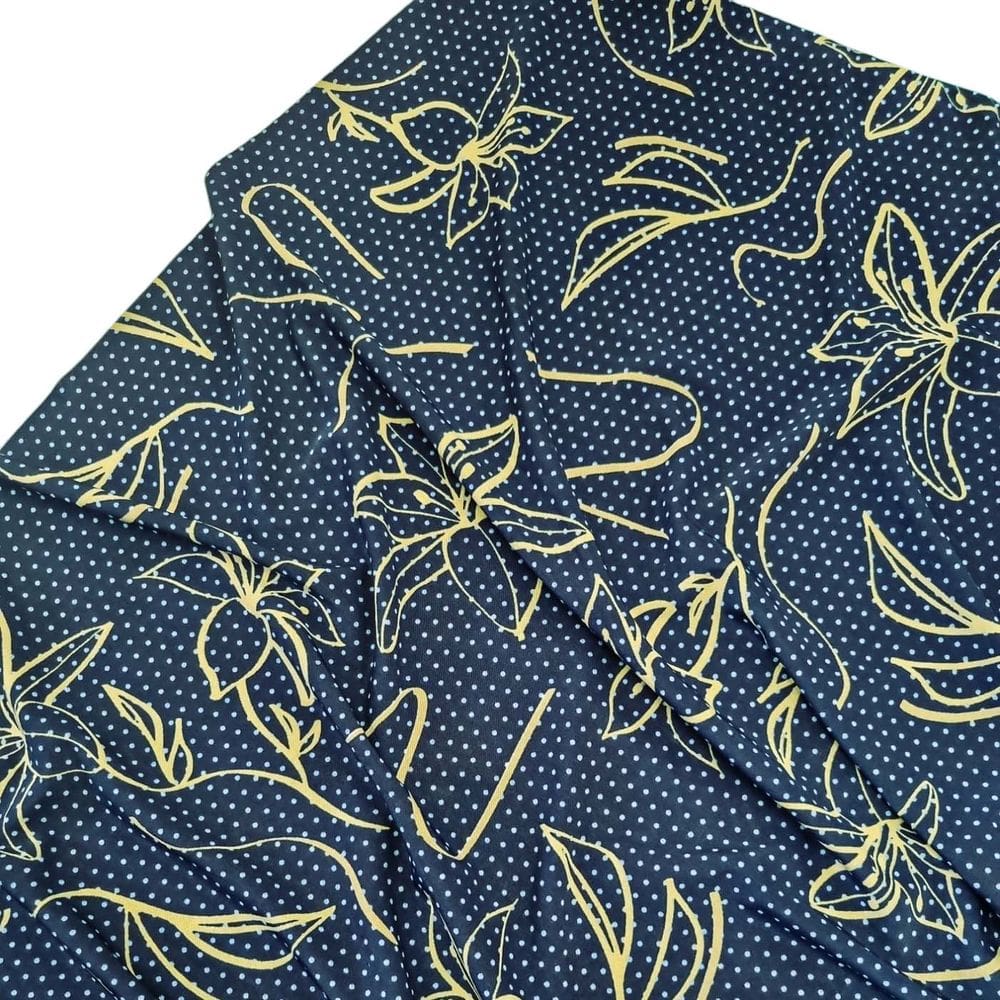 Tecido Malha Fria Liganete Estampado & Lisos - Rolo 4 Metros