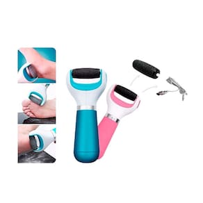 Rolo Massageador E Esfoliador Elétrico Para Os Pés Com Lixa