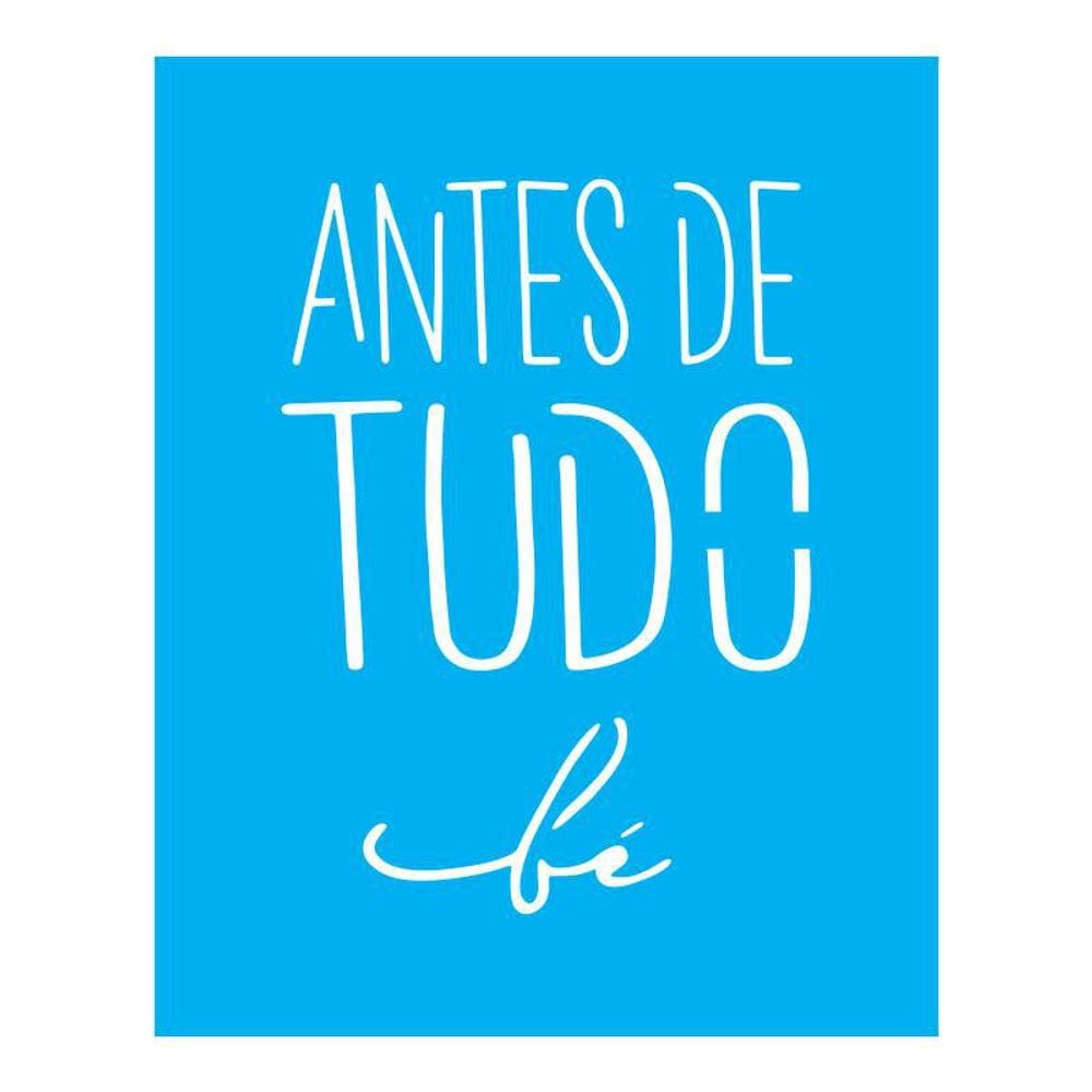 Stencil Tamako Antes De Tudo Fé - 20X25Cm - Ref B534