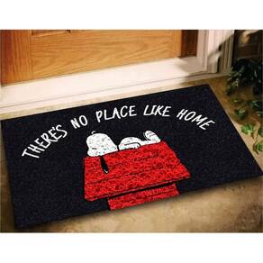 Tapete Capacho There`S No Place Like Home 60X40 Snoopy
