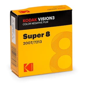 Filme Super 8 Kodak VISION3 200T/7213 ISO 200 (15 metros)