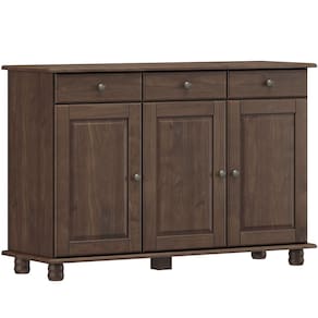Balcao Madeira Maciça 3 Portas 3 Gavetas 129 cm 8927 Cafe Milani Store