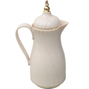 Garrafa Térmica De Mesa Elegante Bege Café Chá Leite De 1L
