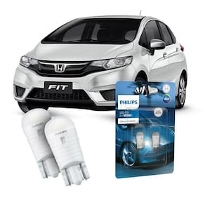 Par Lâmpada Led Farolete Honda Fit Philips Ultinon