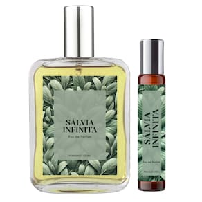 Perfume Sálvia Infinita Feminino 100ml + Spray 10ml Natural