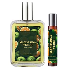 Perfume Mandarina Verde Masculino 100ml + Spray 10ml Natural