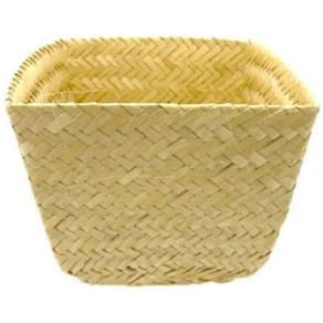 45 Un Cachepot Cestinho De Palha Grande Porta Docinhos