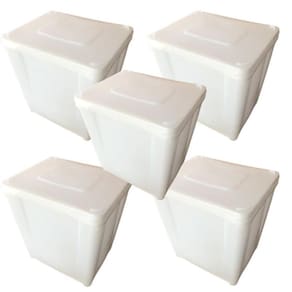 Pote De Sorvete Em Massa - Kit 05 Peças