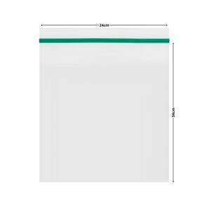 Saco 24x34cm Fecho Zip Transparente Vabene 1.000 Unidades
