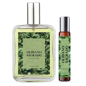 Perfume Olíbano Sagrado Feminino 100ml + Spray 10ml Natural