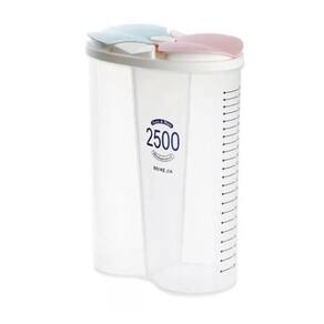 Pote Jarra Plástica Divisórias Pratico 2500Ml - Clink