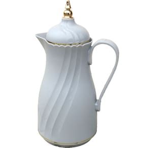 Garrafa Térmica De Mesa Elegante Cinza Café Chá Leite De 1L