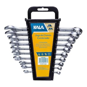 Jogo Chave Combinada Kala 6 A 17Mm 10 Pecas Em Aço Carbono