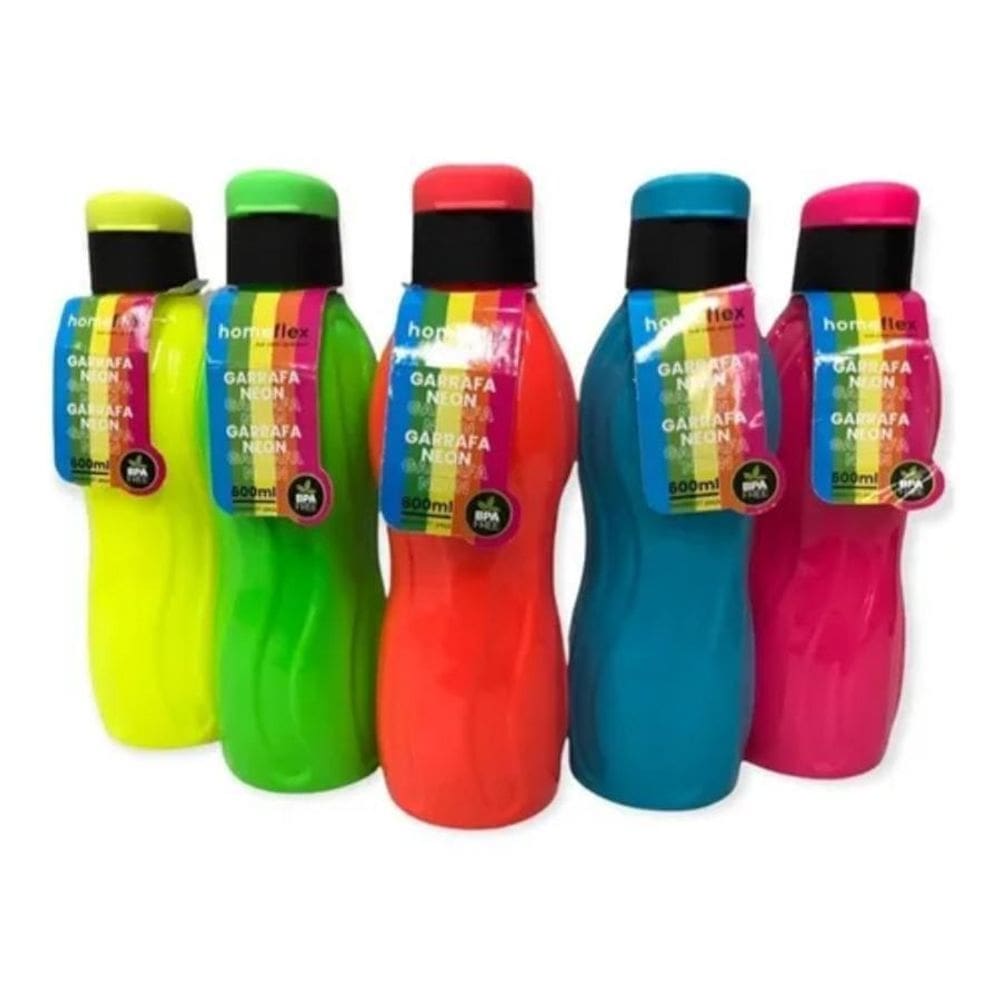 Garrafa Squeeze Garrafa Neon Agua Amarela