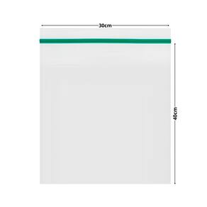 Saco 30x40cm Fecho Zip Transparente Vabene 500 Unidades