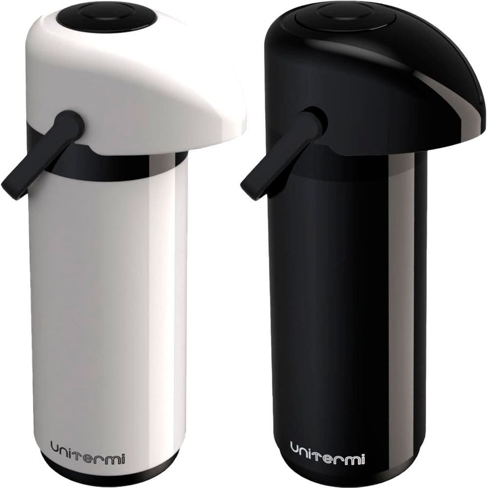 Kit 2 Garrafa Térmica Mesa Verona Pressão 1L Café Com Leite