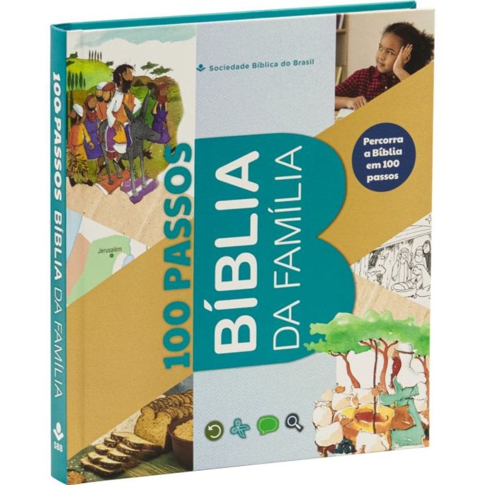 Bíblia de Estudo da Família - 100 Passos - NAA - SBB