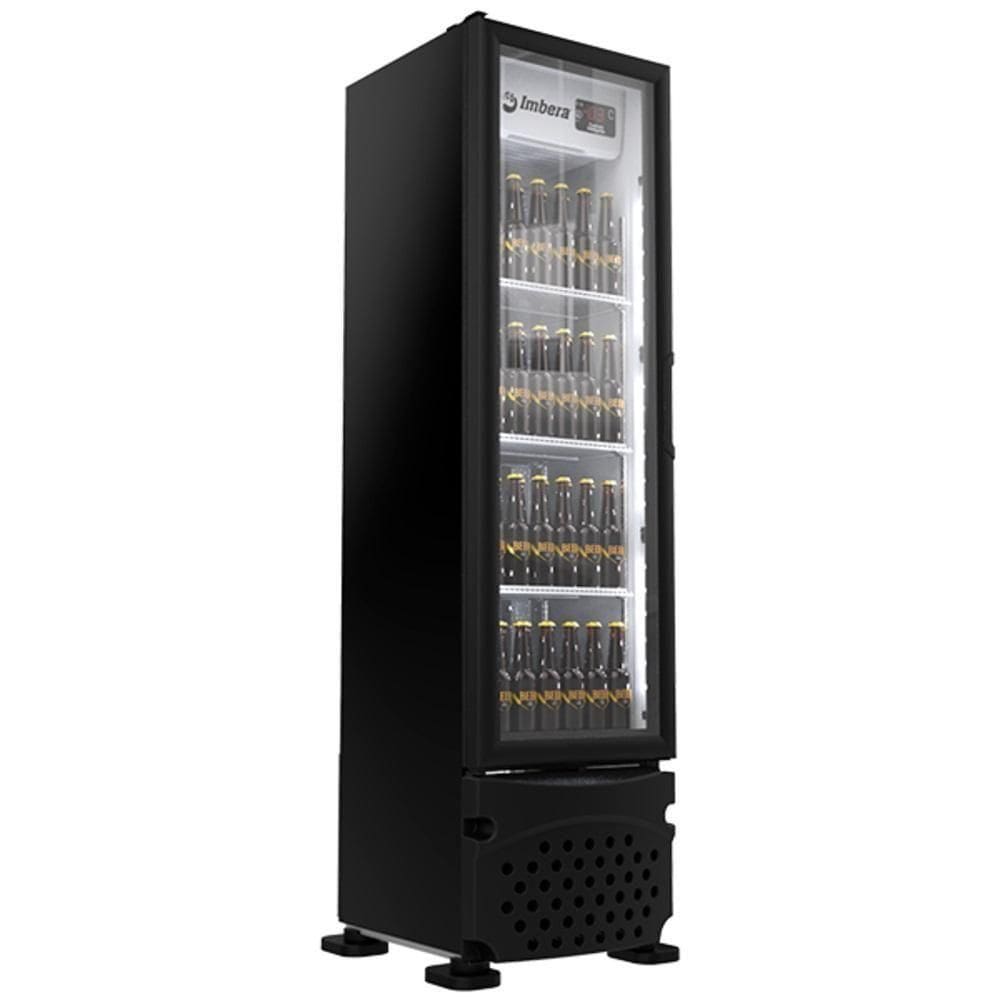 Cervejeira Imbera 244 Litros Porta De Vidro Preto CCV144 110V