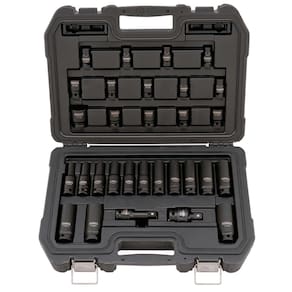 Conjunto de soquetes de impacto DEWALT DWMT19249 com unidade de 1/2 polegada de 30 peças