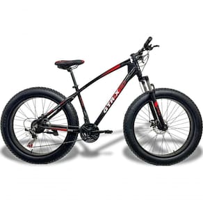 Bicicleta Fat Bike Gtr-x Aro 26 Freios Disco Alumínio Shimano Quadro 19 Preto