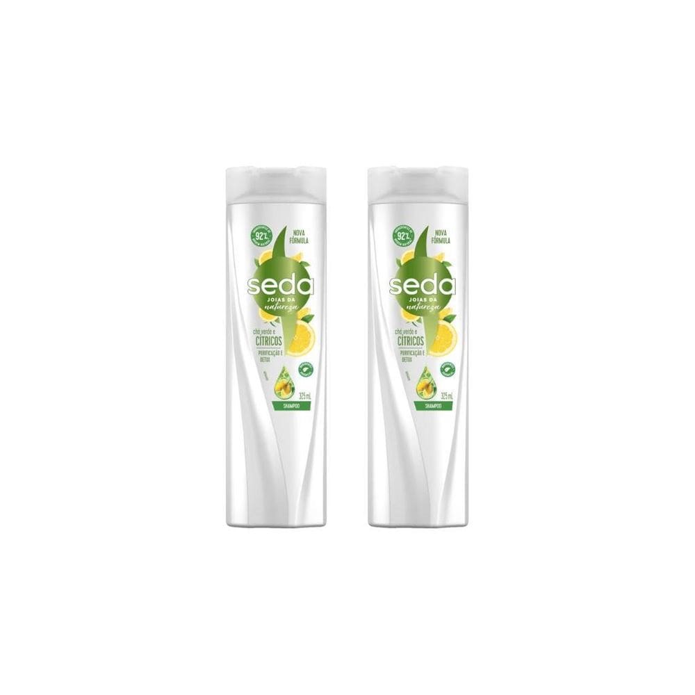 Shampoo Seda 325Ml Cha Verde E Citrico-Kit C/2Un