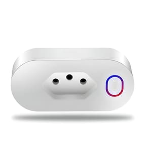 Tomada Wi-Fi Inteligente 10A Bivolt Casa Conectada Controle por App Google Home e Alexa