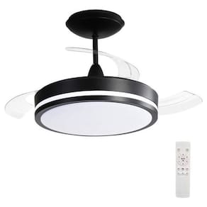 Ventilador Teto Retratil Controle Remoto 91cm Preto Bivolt