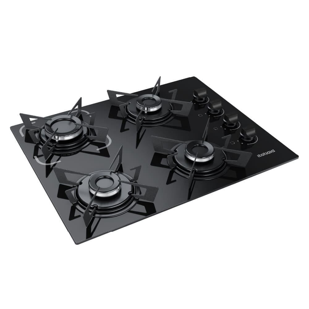 Cooktop Itatiaia Electra 4 Bocas Mesa de Vidro Superautomático-Bivolt