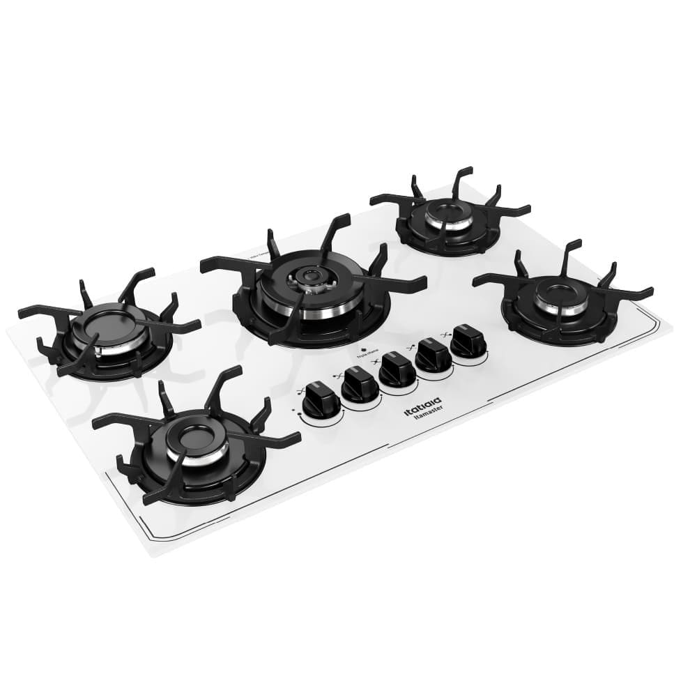 Cooktop à Gás Itatiaia Itamaster 5 BocasTripla Chama Automatico-Bivolt