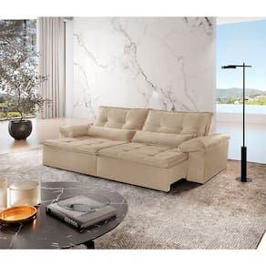 Sofá Parma Linho 03 Lugares 02 Módulos de 90cm B25cm Meu Sofá Online
