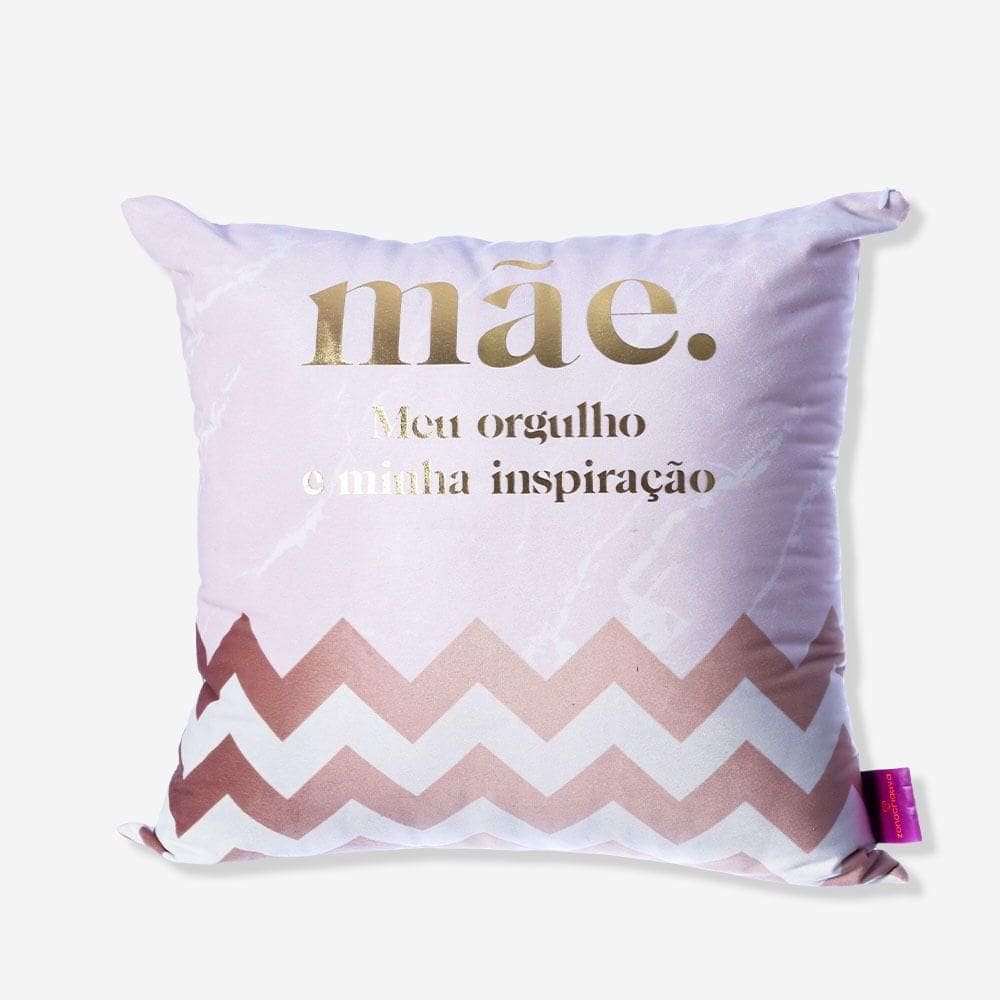 Almofada 40x40 Mãe Mármore Zonacriativa