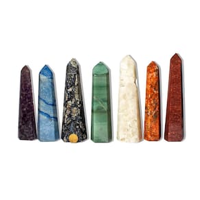 Kit 7 Chakras Pedras Naturais Lapidadas 16 a 18cm Extra
