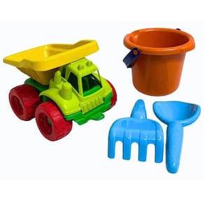 Caminhao De Praia Com Balde Pazinha E Rastelo-5048 Gulliver