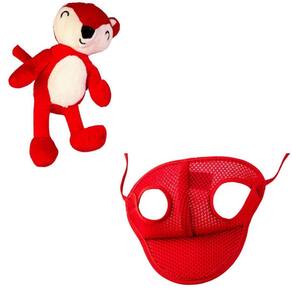 Kit Boné E Pelúcia Raposinha Para Cães E Gatos - Gg