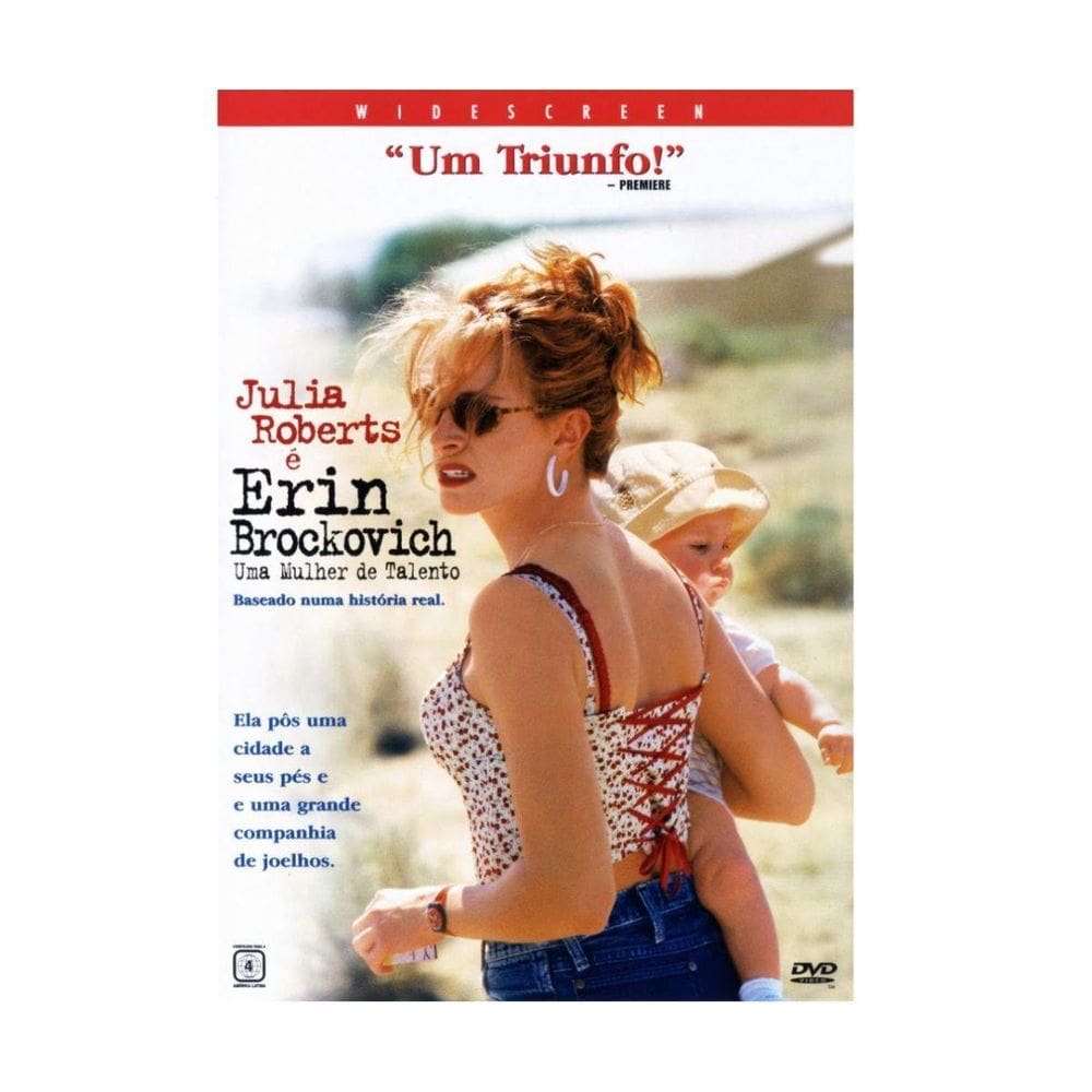 Erin Brockovich - Uma Mulher De Talento - Dvd  2000