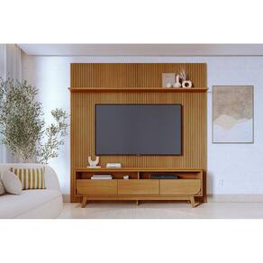 Painel Luna para TV de até 75 polegadas - Cumaru - Madetec