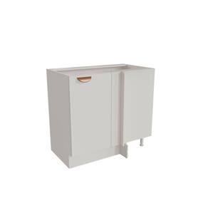 Balcão de Canto Reto sem Tampo 1 Porta Arizona Cabecasa Madeiramadeira Branco/Cobre