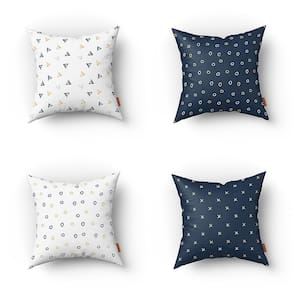 Kit Capas De Almofadas Decorativas Estampadas - 40 X 40 Cm