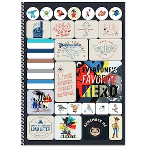 Caderno Espiral Pixar Animação Universitário Capa Dura 1M