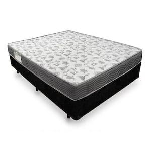 Cama Box Casal Suede + Colchão De Espuma D33 - Serene - 138cm Marrom