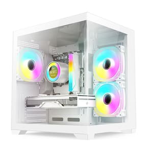 PC Gamer Skill Aquarium, AMD Ryzen 7 5700G, 16GB 3200MHz, Geforce RTX 3050 8GB, SSD 1TB M.2, Fonte 600W 80 Plus, Branco SKA070