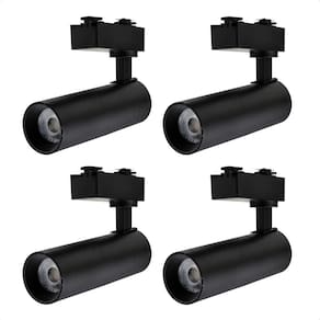 Kit 4 Spot Longo Led Mr16 Para Trilho Eletrificado Pt 3000K