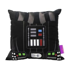 Almofada Darth Vader - Star Wars - Veludo e Fibra - 25 x 25 cm - Zona Criativa